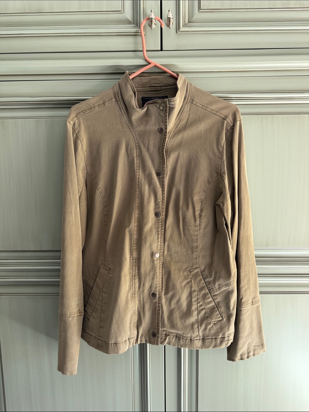 Lucky Brand Women's Khaki Utility Jacket